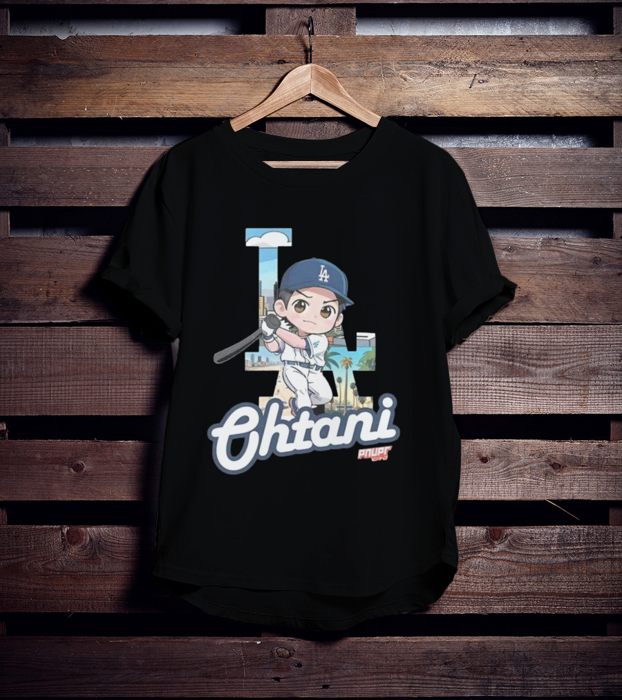 Chibi Shohei Ohtani LA Dodgers Ohtani Pnuppr T-Shirt
