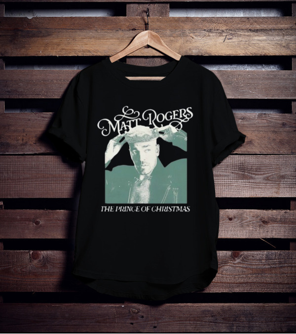 Matt Rogers The Prince Of Christmas Retro Style Holiday T-Shirt