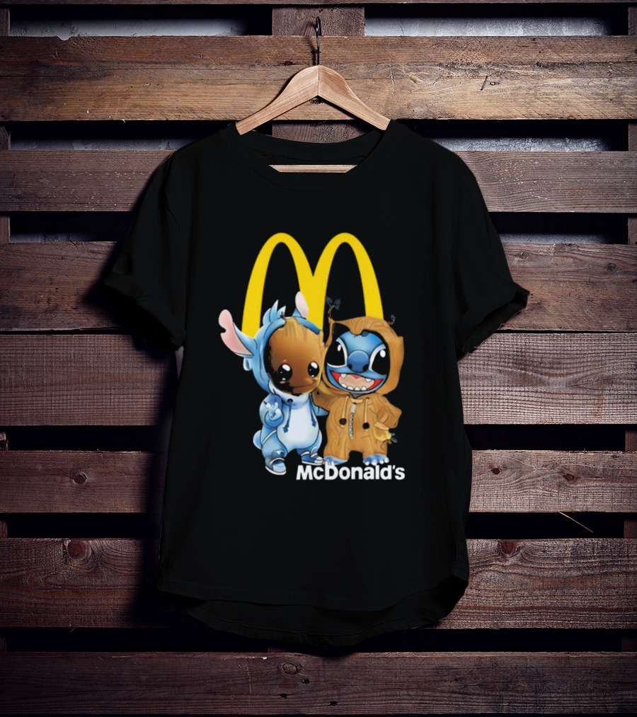 Groot Stitch McDonald’s Crossover T-Shirt