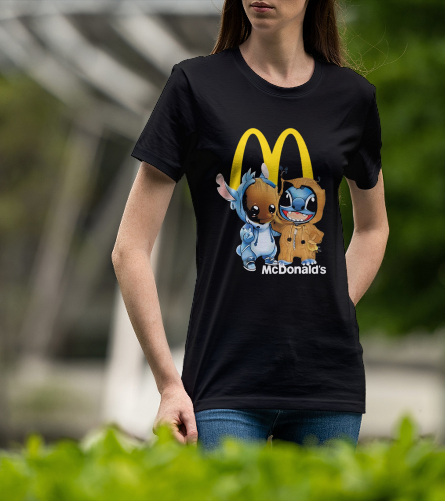 Groot Stitch McDonald’s Crossover T-Shirt