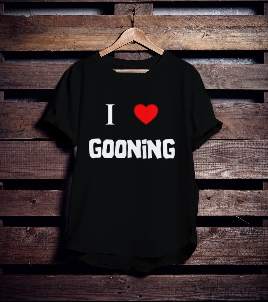 I Love Gooning Vegetable Chopping Channel T-Shirt