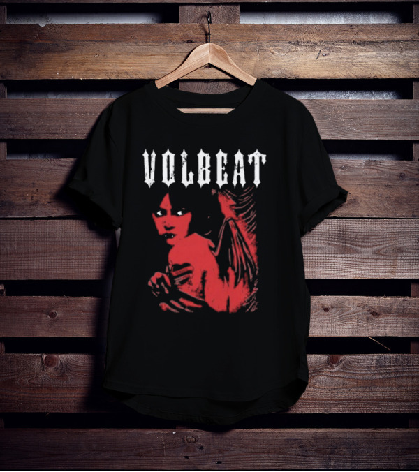 Volbeat Heaven Nor Hell Red Angel T-Shirt