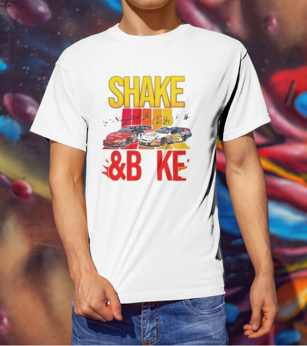 SHAKE And BAKE NASCAR Racing Talladega Nights Ricky Bobby T-Shirt