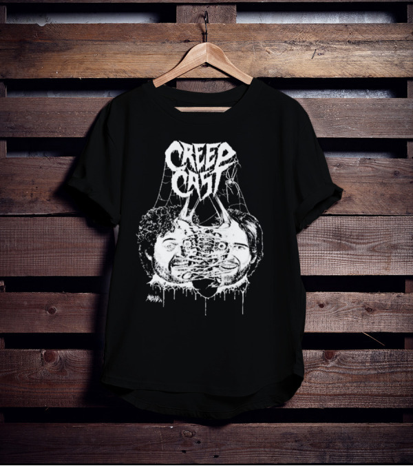 Creep Cast Webbed Faces Papa Meat T-Shirt