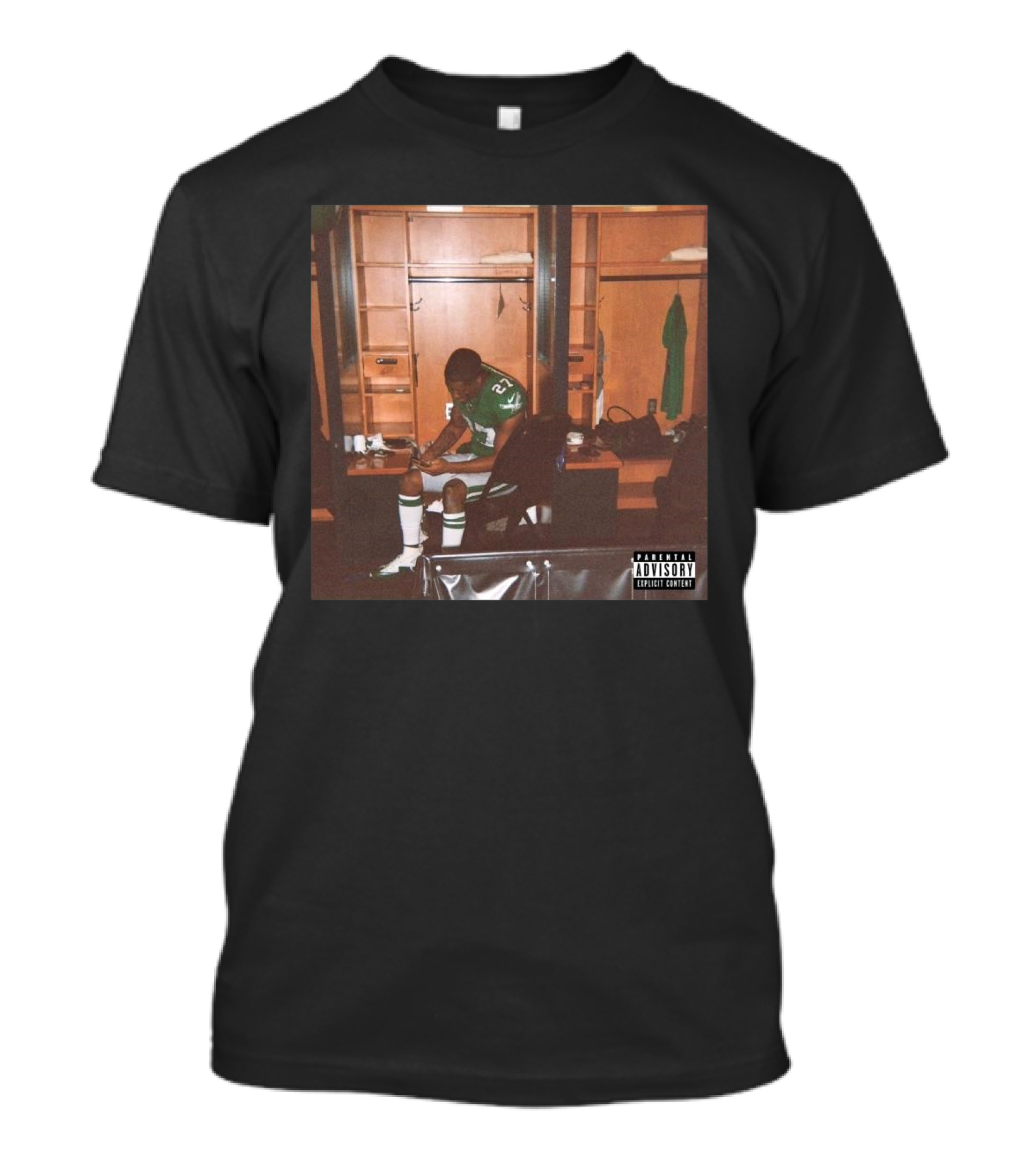 Quinyon Mitchell Parental Advisory Locker Room Moment T-Shirt