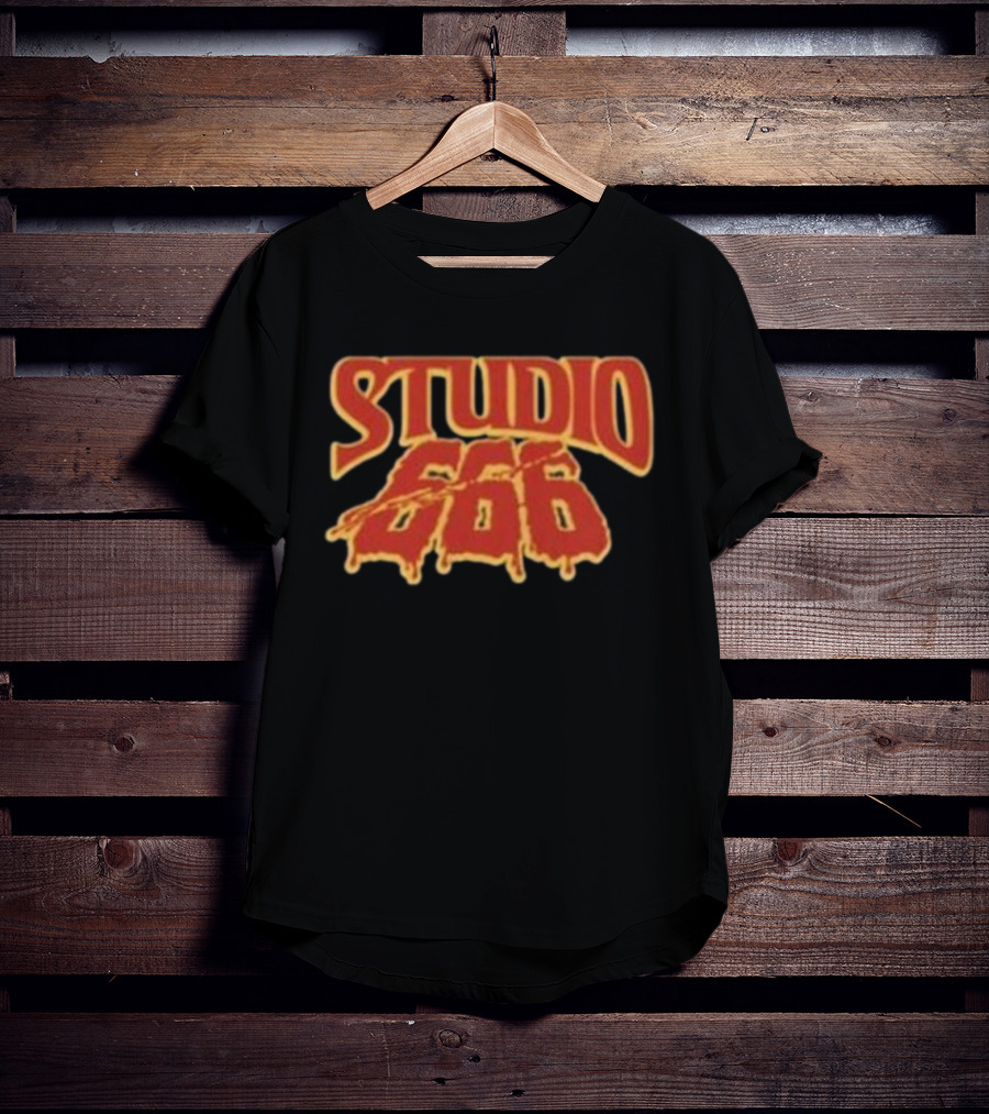 Studio 666 Foo Fighters Iconic Dripping Horror Text T-Shirt
