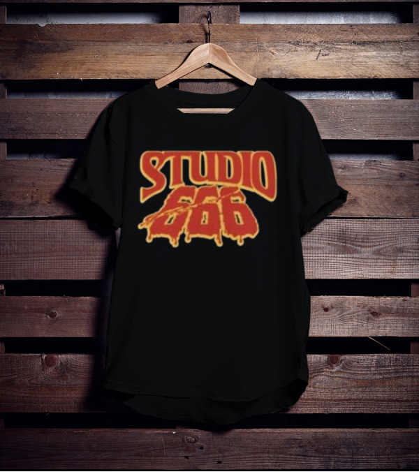 Studio 666 Foo Fighters Iconic Dripping Horror Text T-Shirt