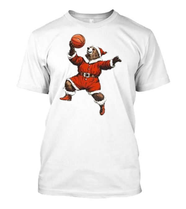 Choose 901 Santa Bear Basketball Holiday T-Shirt