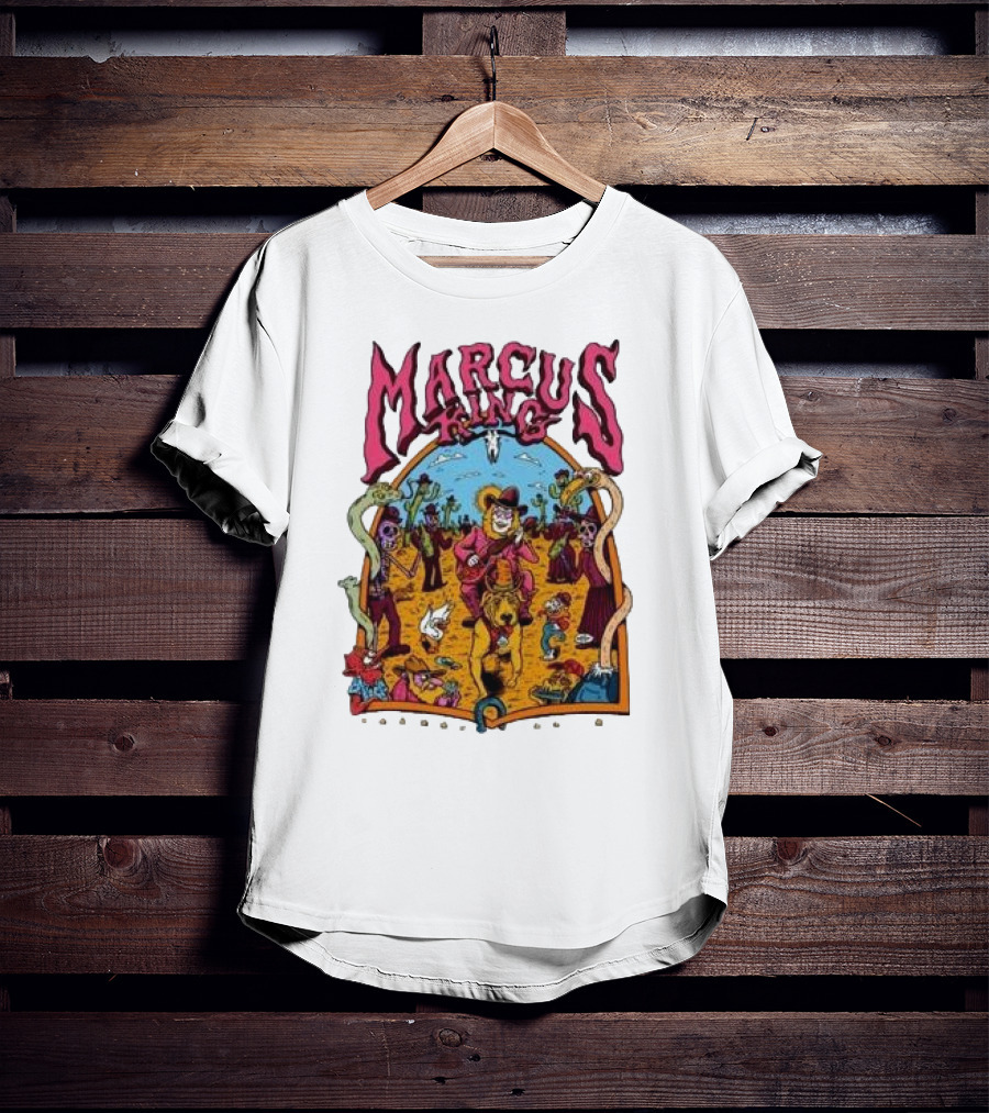 Marcus King Wild West Adventure With Cowboys And Skeletons T-Shirt