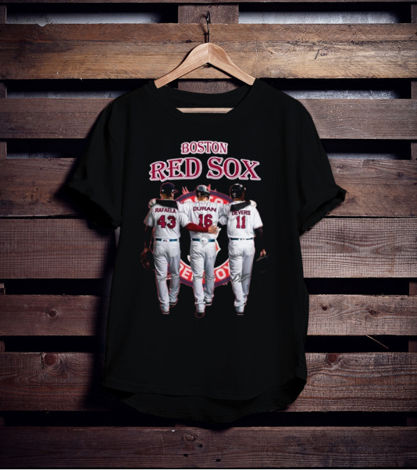 Boston Red Sox Rafaela Duran Devers 43 16 11 Signatures T-Shirt