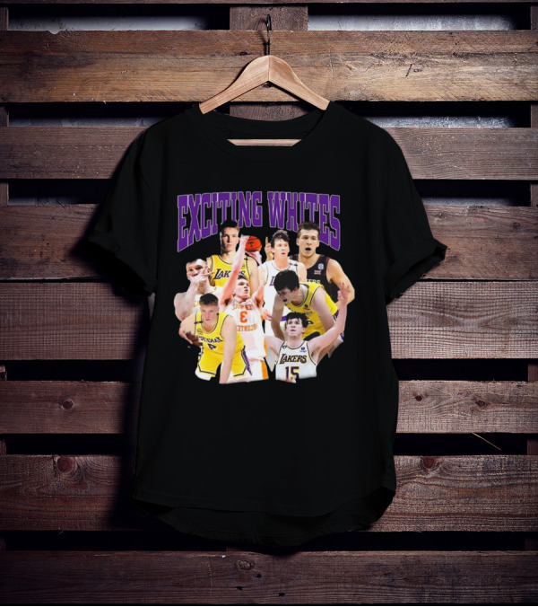 Dalton Knecht Austin Reaves Exciting Whites Lakers Basketball T-Shirt