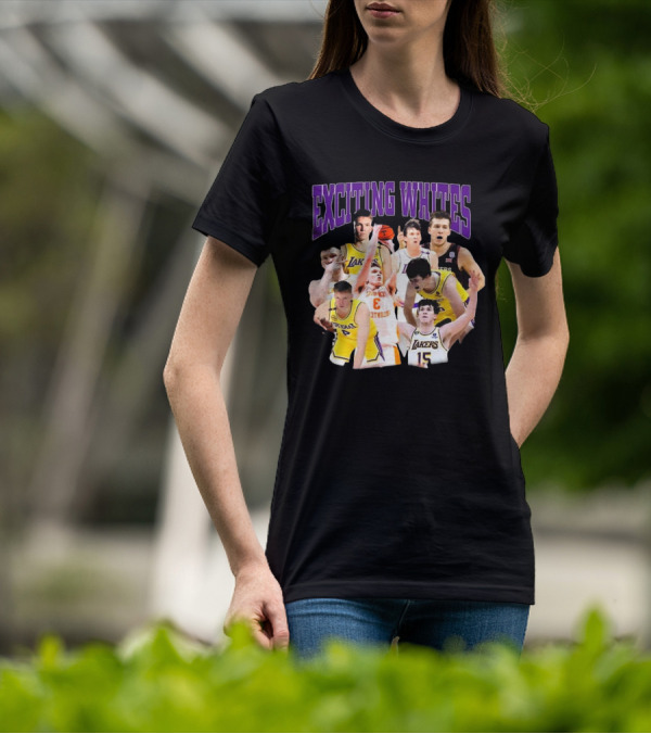 Dalton Knecht Austin Reaves Exciting Whites Lakers Basketball T-Shirt