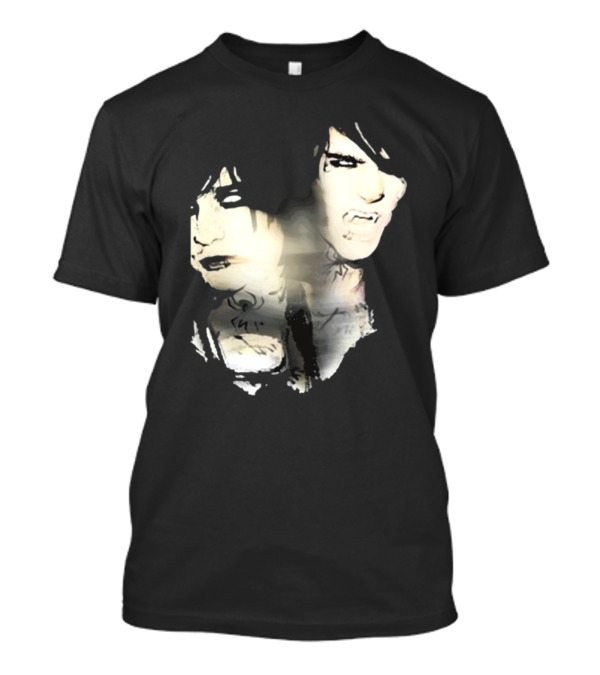 Johnnieguilbert Transformation Dual Expression Emo Vampire Aesthetic T-Shirt