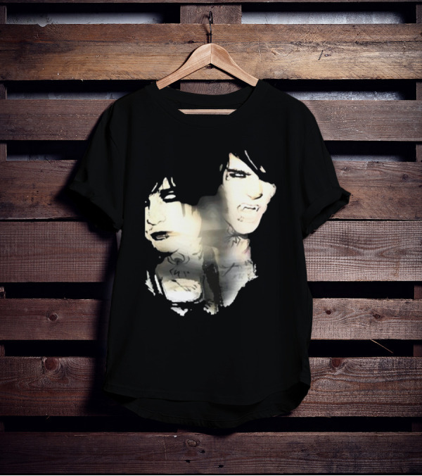 Johnnieguilbert Transformation Dual Expression Emo Vampire Aesthetic T-Shirt