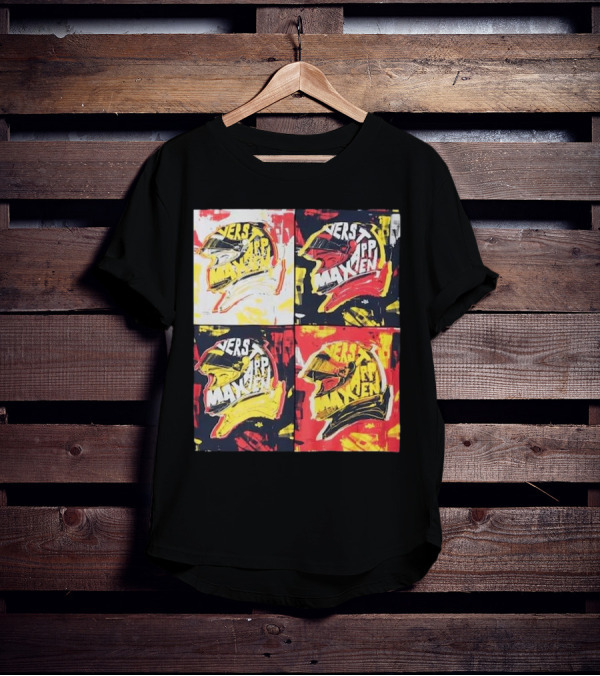 Red Bull Racing Verstappen Pop Art Helmet T-Shirt