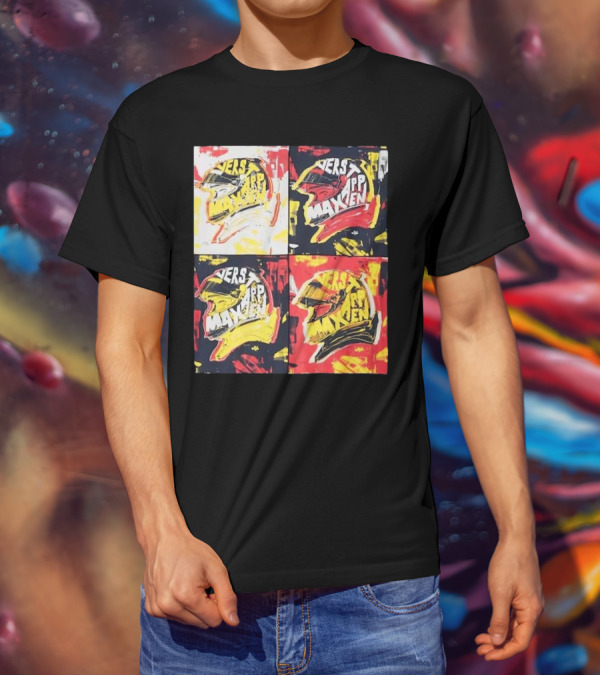 Red Bull Racing Verstappen Pop Art Helmet T-Shirt