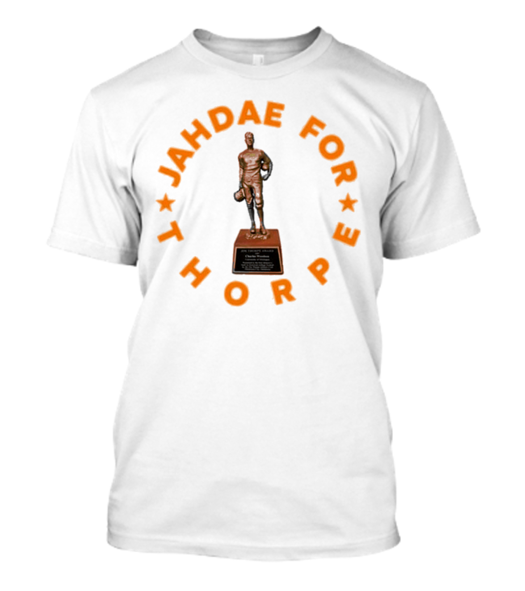 Jahdae For Thorpe Bronze Trophy Tribute Featuring Michael Taaffe T-Shirt