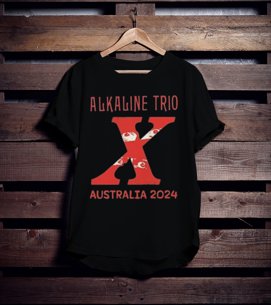 Alkaline Trio X Blood Hair Eyeballs Australia T-Shirt