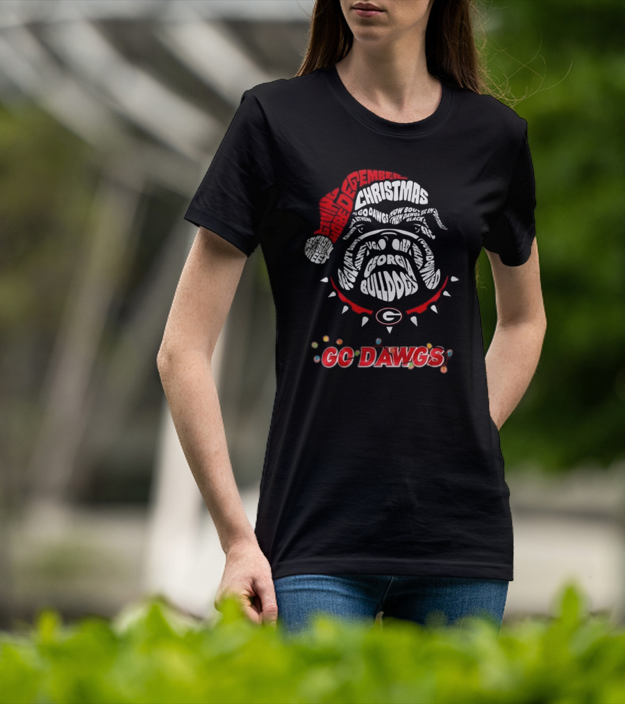 Georgia Bulldogs December Christmas Go Dawgs Georgia Bulldogs Bowls T-Shirt
