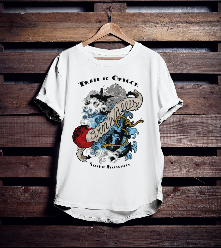 Trail To Oregon Cornwallis Ship Features T-Shirt