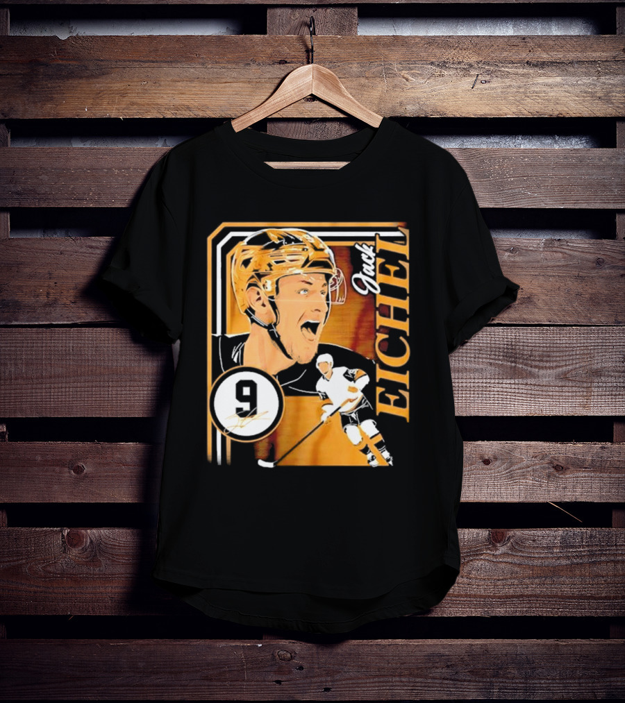 Jack Eichel Las Vegas Hockey Collage Frame T-Shirt