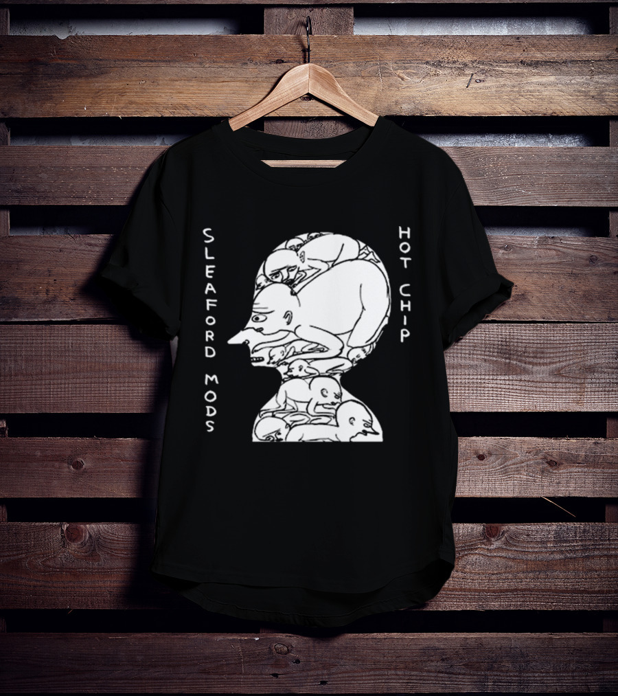 Sleaford Mods Hot Chip Abstract Figure Array T-Shirt