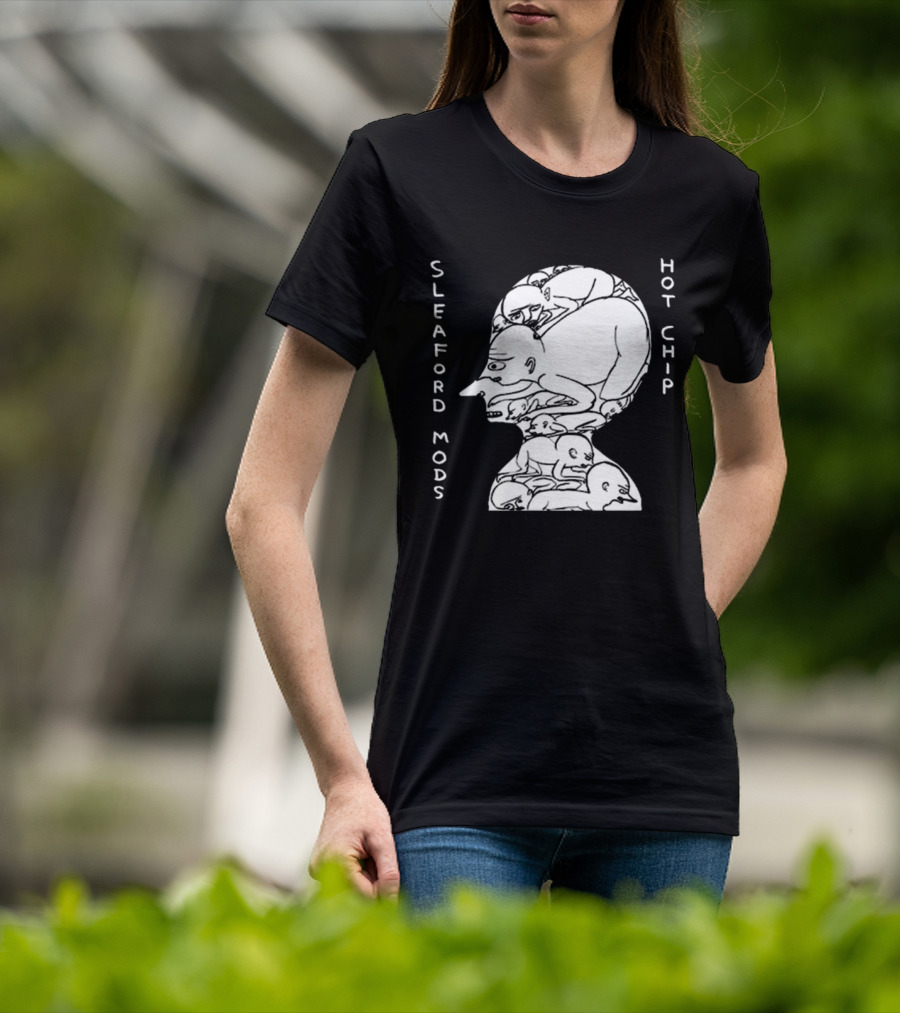 Sleaford Mods Hot Chip Abstract Figure Array T-Shirt