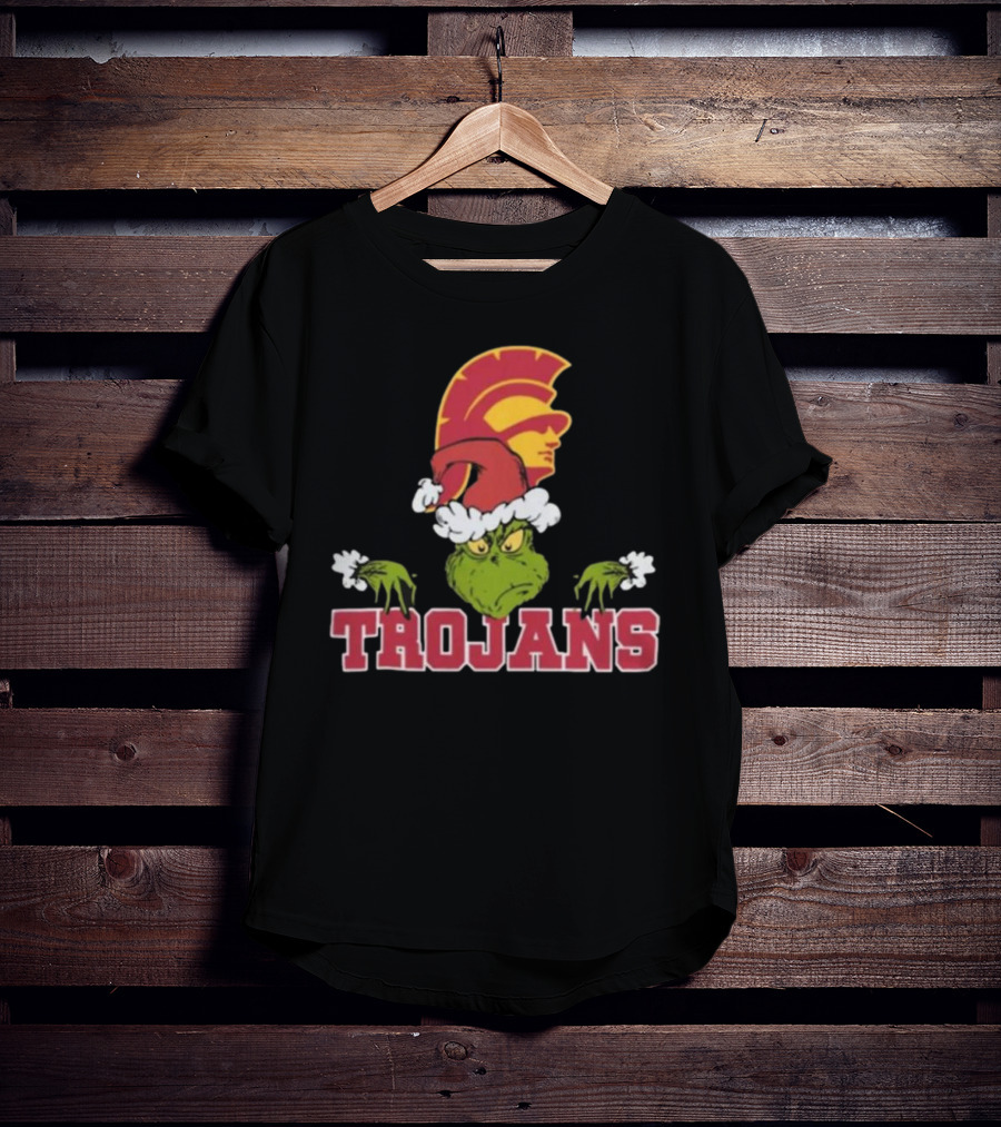 USC Trojans Football Grinch Christmas T-Shirt