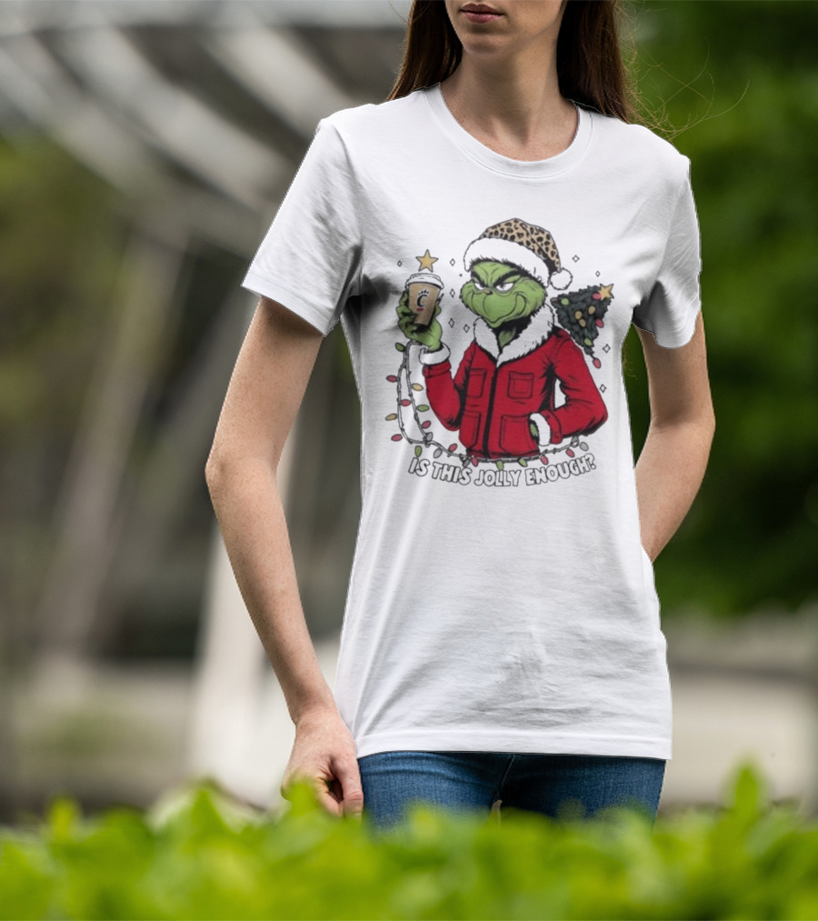 Cincinnati Bearcats Grinch Christmas Is This Jolly Enough T-Shirt