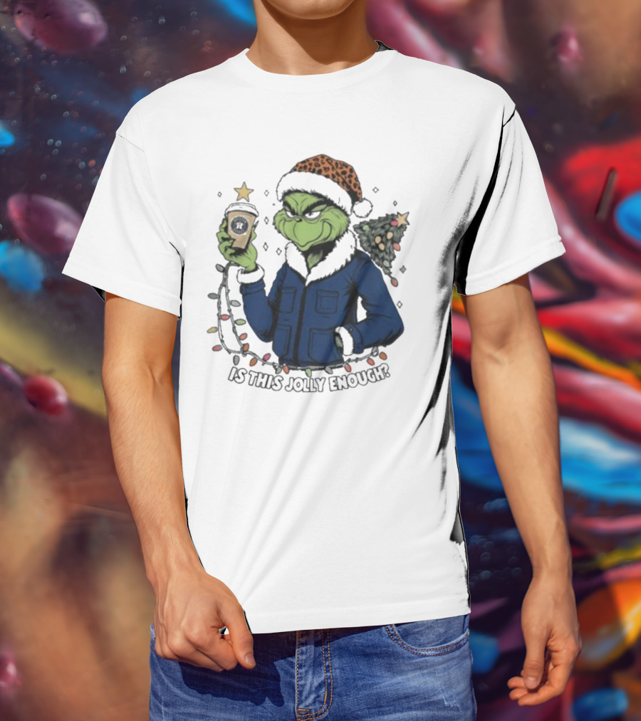 Houston Astros Grinch Christmas Is This Jolly Enough Holiday T-Shirt