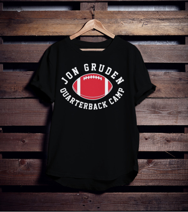 Dave Portnoy Jon Gruden Quarterback Camp Football Training Event T-Shirt