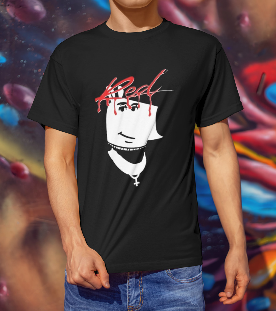 Red Dippytees Chill Guy X Carti T-Shirt