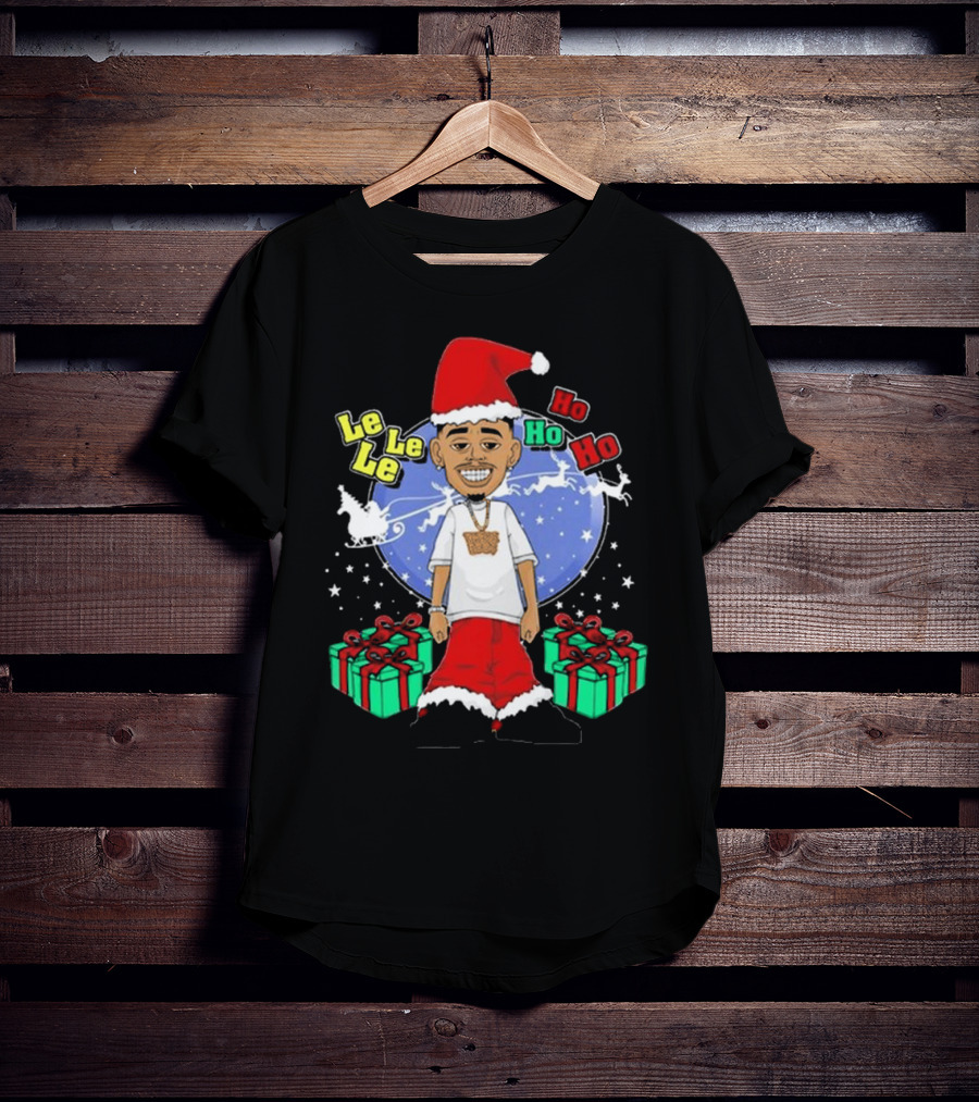Le Le Le Ho Ho Ho These Foos Lil Foo Christmas T-Shirt