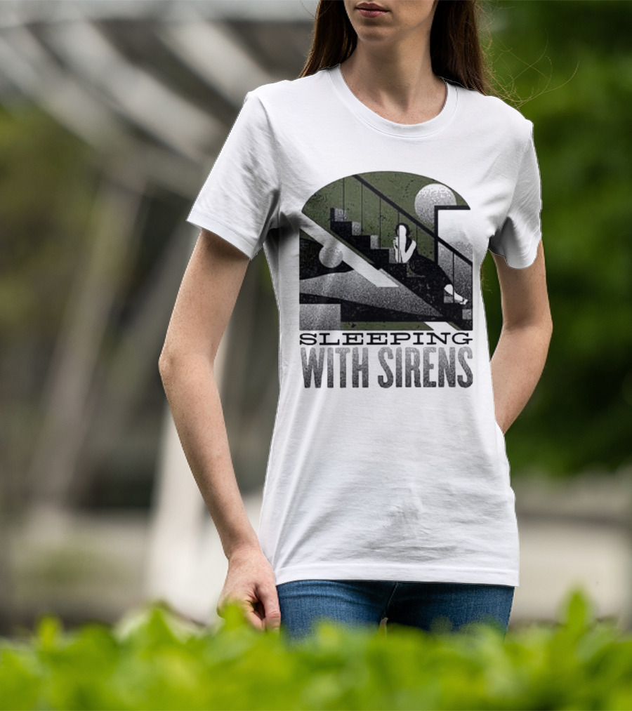 Sleeping With Sirens Stairs Retro Minimalist T-Shirt