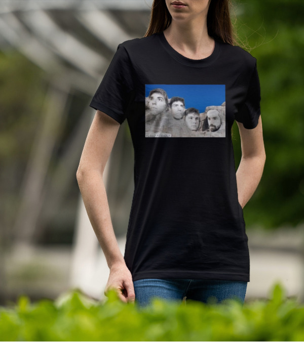 Family Friendly Mt. Rushmore Faces T-Shirt