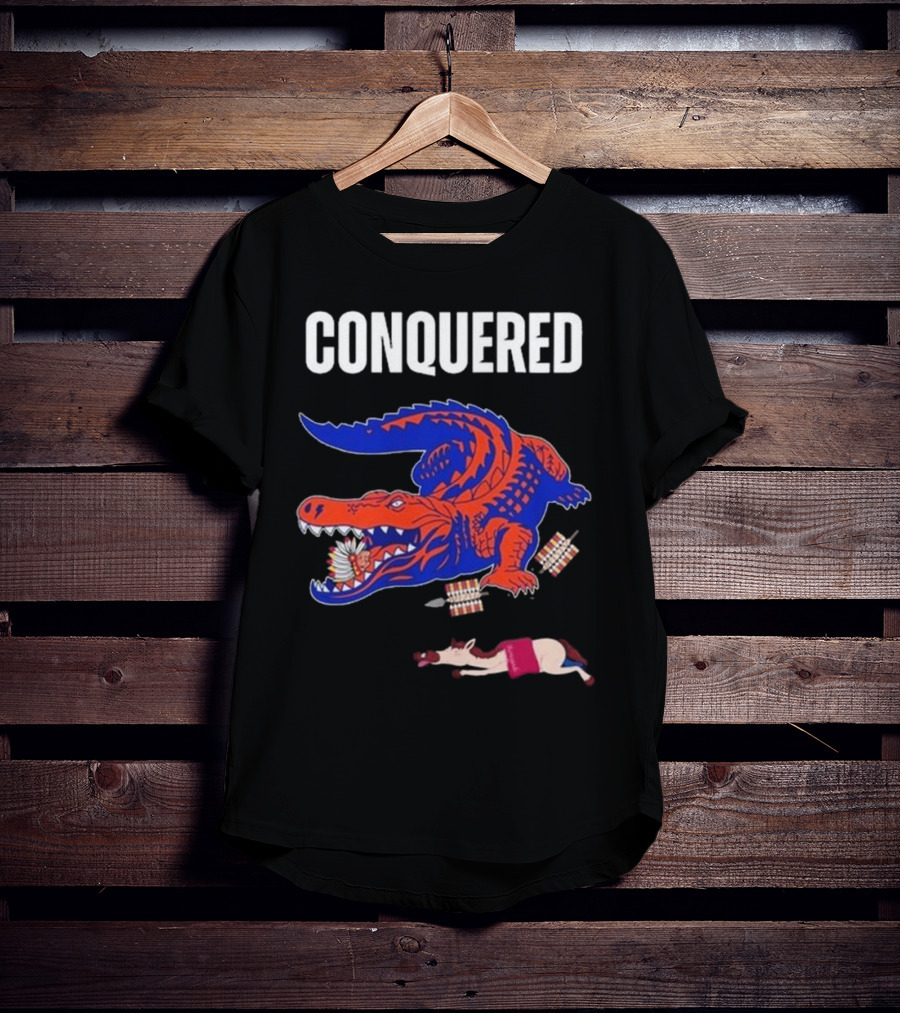 Conquered Florida Alligator Victory Over FSU Representation T-Shirt