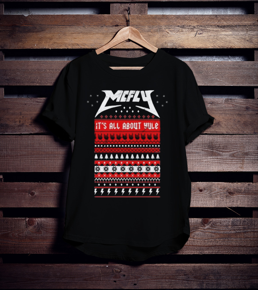 Mcfly Christmas It's All About Yule Festive T-Shirt