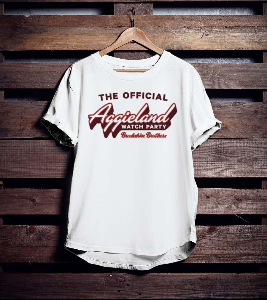 The Official Aggieland Watch Party Brookshire Brothers T-Shirt