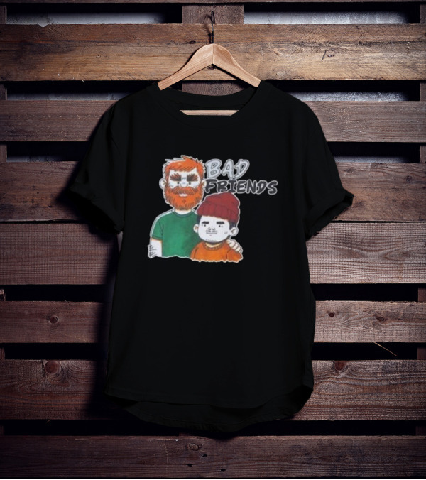 Bad Friends Illustrated Duo Sketch T-Shirt