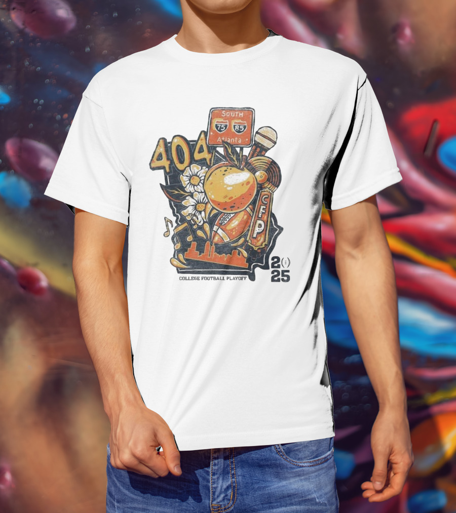 College Football Playoff 2025 404 Atlanta South 75 85 CFP T-Shirt