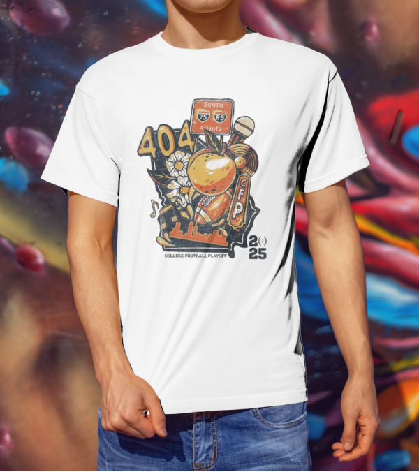 College Football Playoff 2025 404 Atlanta South 75 85 CFP T-Shirt