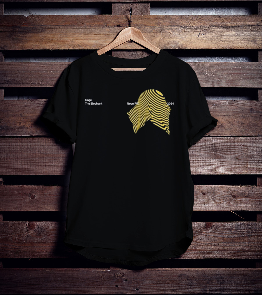 Cage The Elephant Neon Pattern T-Shirt
