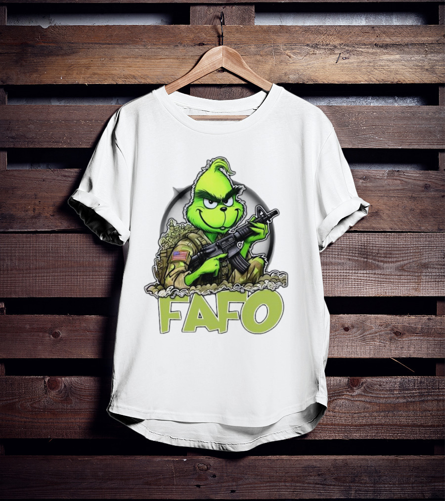 Grinch Fafo Military Christmas Special Edition T-Shirt