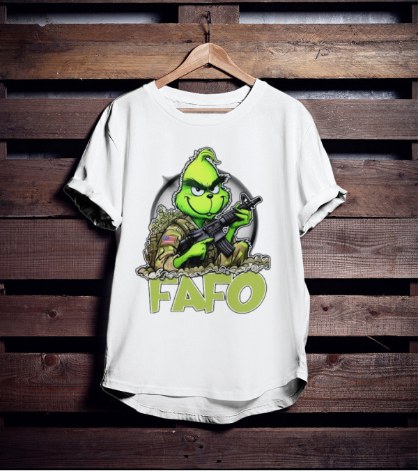 Grinch Fafo Military Christmas Special Edition T-Shirt