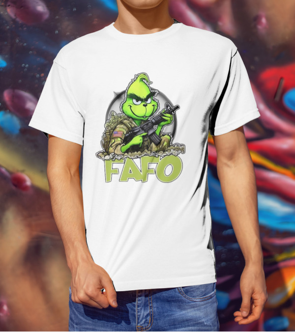 Grinch Fafo Military Christmas Special Edition T-Shirt