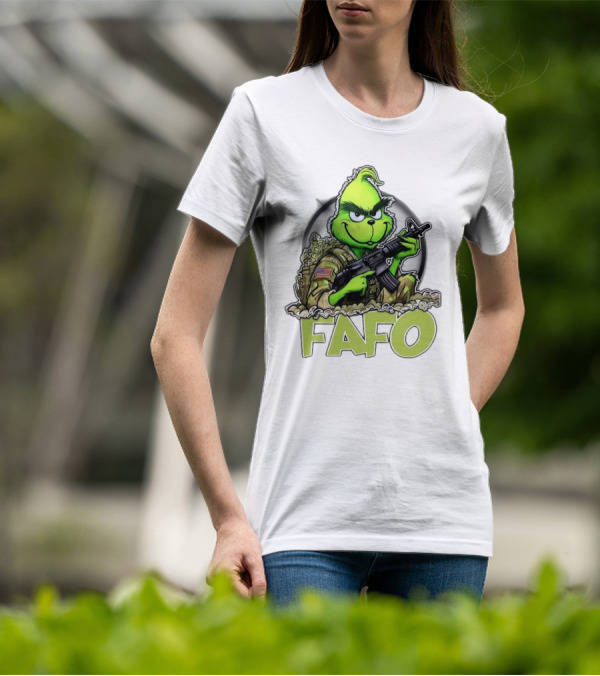 Grinch Fafo Military Christmas Special Edition T-Shirt