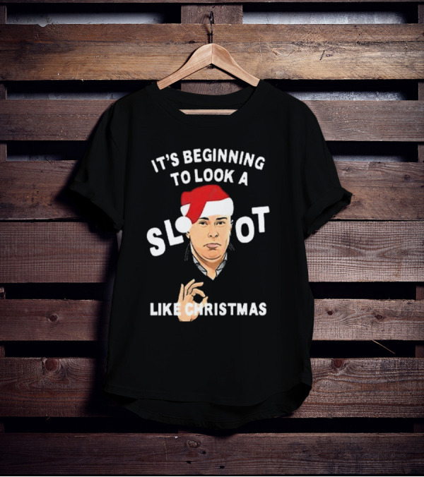 It's Beginning To Look A Slot Like Christmas Arne Slot Liverpool T-Shirt