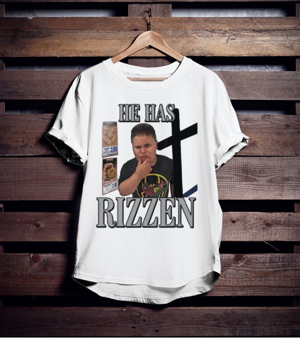 He Has Rizzen Rizzler Costco Guy With Spider-Man Shirt And Price Tags T-Shirt