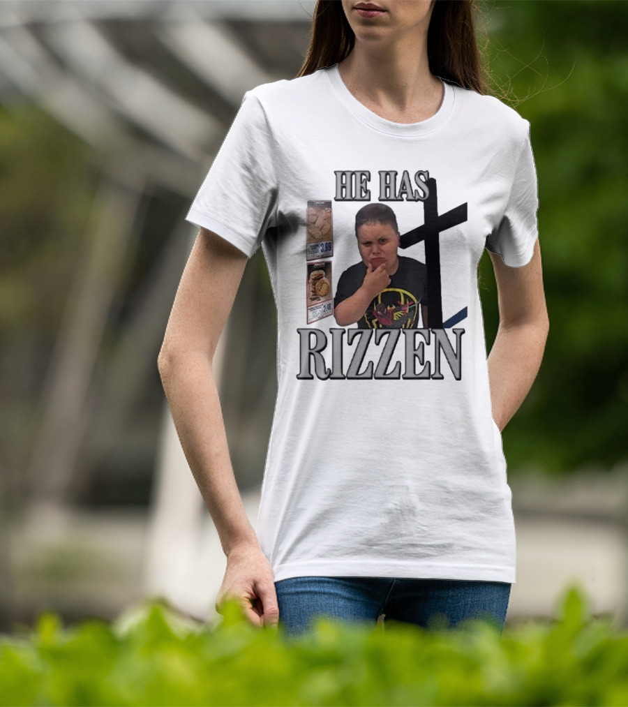 He Has Rizzen Rizzler Costco Guy With Spider-Man Shirt And Price Tags T-Shirt