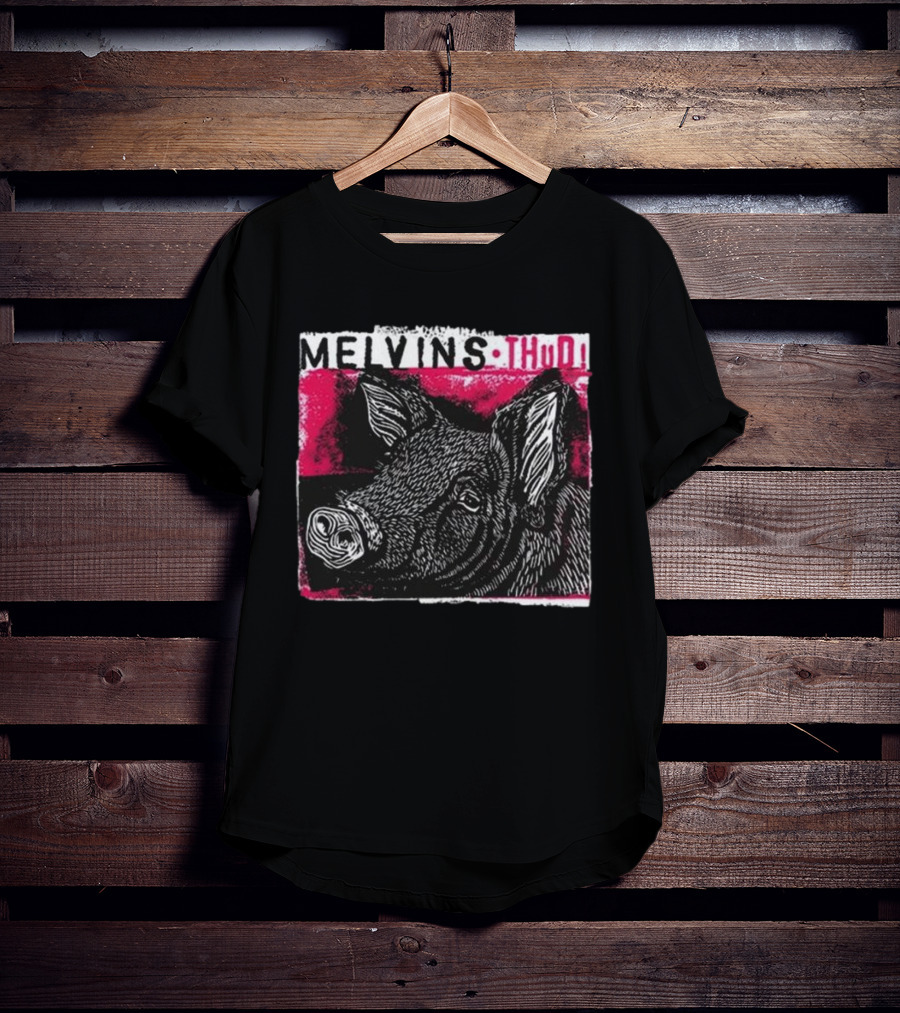 Melvins Thud Black Pig T-Shirt